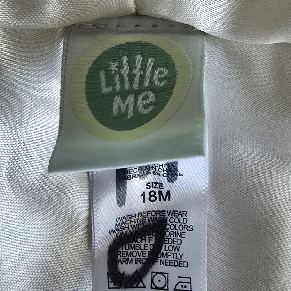 Little me Jacket & coat Leopard print kids Size 18M - Picture 7 of 13